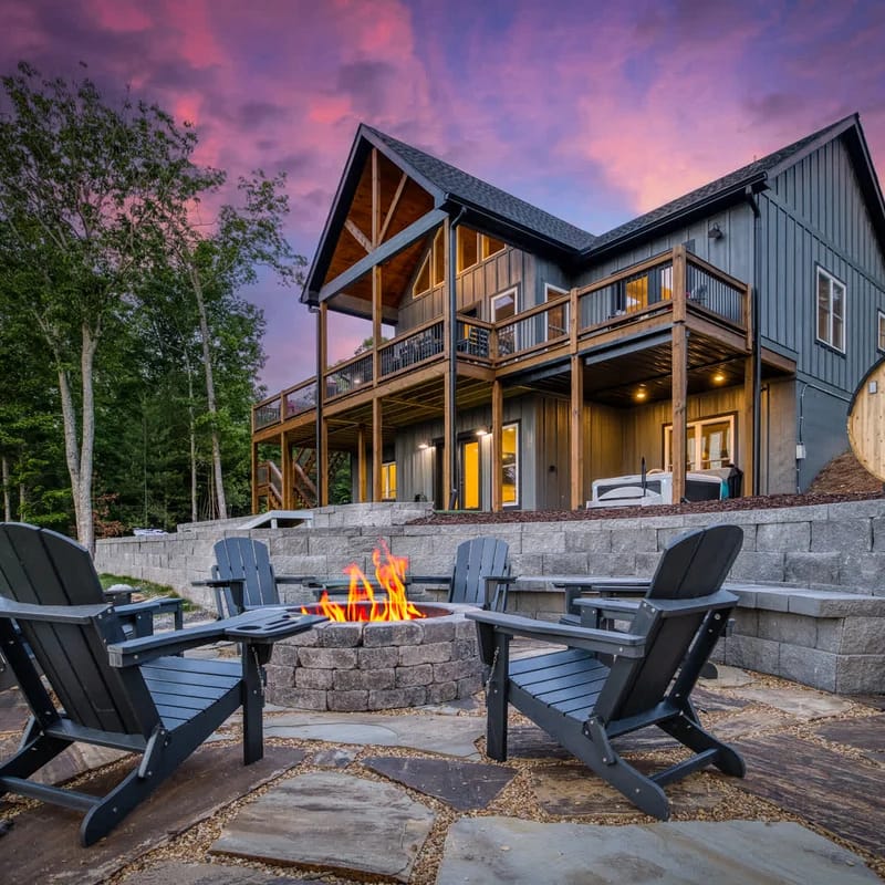 Roman’s Ridge - View, sauna, hot tub, game rooms